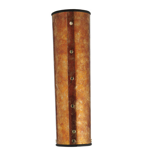 Meyda Lighting Mission 4" W x 15" H Prime Amber Mica Shade Glass