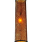 Meyda Lighting Mission 4" W x 15" H Prime Amber Mica Shade Glass