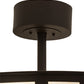 Meyda Lighting Mission 45" 16-Light Oil Rubbed Bronze Hill Top Chandelier With Beige Sahara Taupe Idalight Shade and Fan