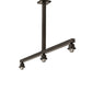Meyda Lighting Mission 52" 3-Light Craftsman Brown Island Pendant Hardware