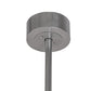 Meyda Lighting Mission 54" 16-Light Nickel Hill Top Chandelier With Silver Mica Shade Glass and Fan