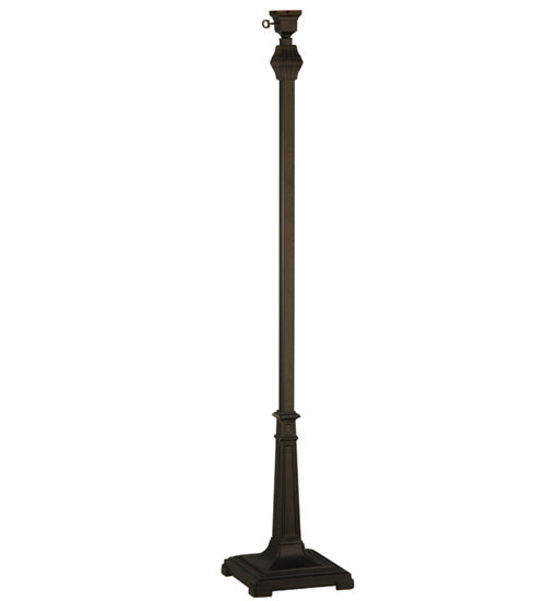 Meyda Lighting Mission 56" Mahogany Bronze FT14 Torchiere Floor Lamp Base