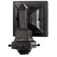 Meyda Lighting Mission 6" Oil Rubbed Bronze Prime Wall Sconce With Amber Mica Shade Glass