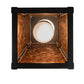 Meyda Lighting Mission 6" Oil Rubbed Bronze Prime Wall Sconce With Amber Mica Shade Glass