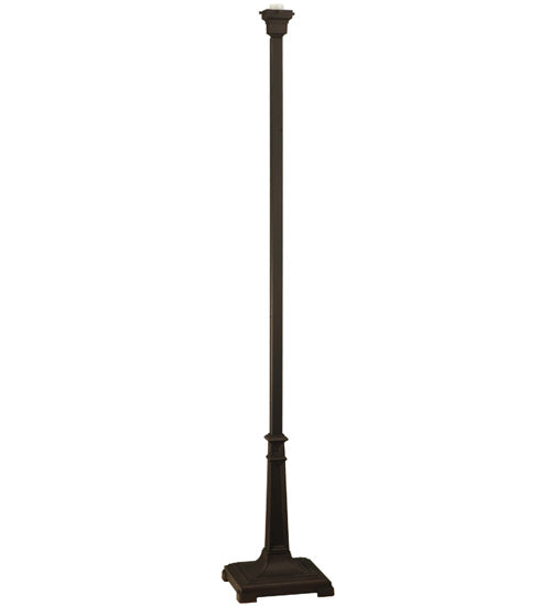 Meyda Lighting Mission 63" Mahogany Bronze Torchiere Floor Lamp Base