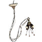 Meyda Lighting Mission 7" 4-Light Mahogany Bronze Pendant Light Hardware