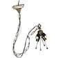 Meyda Lighting Mission 7" 4-Light Mahogany Bronze Pendant Light Hardware