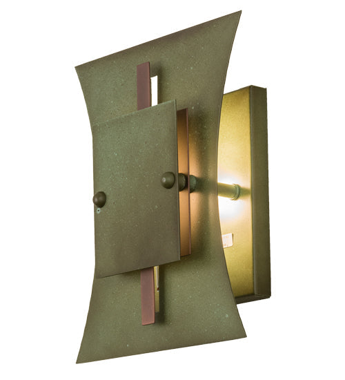 Meyda Lighting Mission Tye 10" Tarnished Copper Wall Sconce