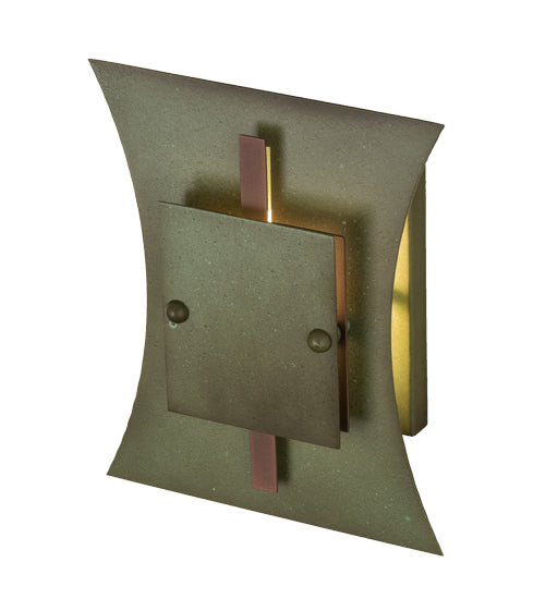 Meyda Lighting Mission Tye 10" Tarnished Copper Wall Sconce