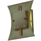 Meyda Lighting Mission Tye 10" Tarnished Copper Wall Sconce