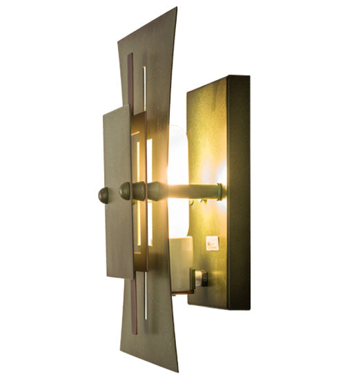 Meyda Lighting Mission Tye 10" Tarnished Copper Wall Sconce