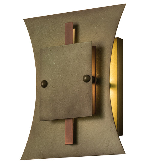 Meyda Lighting Mission Tye 10" Tarnished Copper Wall Sconce