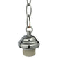 Meyda Lighting Mistletoe 5" Stainless Steel Mini Pendant Light With Chrome Shade