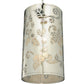 Meyda Lighting Mistletoe 5" Stainless Steel Mini Pendant Light With Chrome Shade