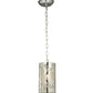 Meyda Lighting Mistletoe 5" Stainless Steel Mini Pendant Light With Chrome Shade