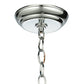 Meyda Lighting Mistletoe 5" Stainless Steel Mini Pendant Light With Chrome Shade