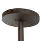 Meyda Lighting Molle 48" 8-Light Cafe Noir Cilindro Chandelier With White Statuario Idalight Shade Glass