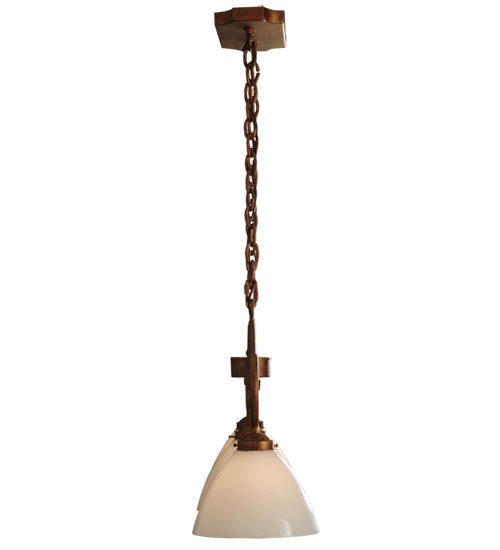 Meyda Lighting Mona 49" 3-Light Autumn Leaf Island Pendant Light With White Shade Glass