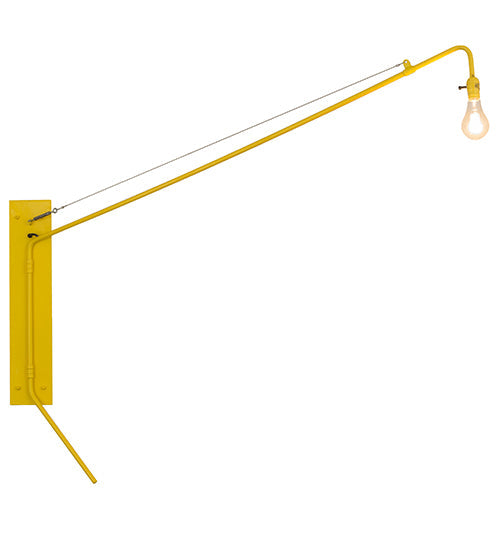 Meyda Lighting Montador 5-57" Sunshine Yellow Swing Arm Wall Sconce