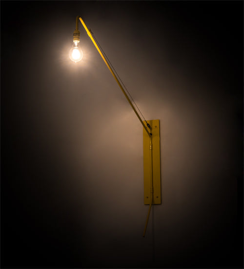 Meyda Lighting Montador 5-57" Sunshine Yellow Swing Arm Wall Sconce