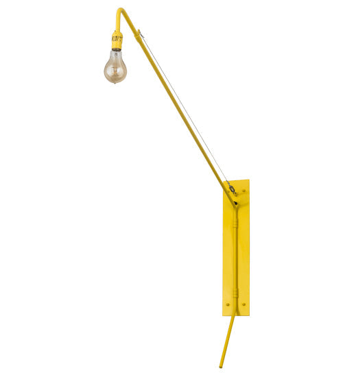 Meyda Lighting Montador 5-57" Sunshine Yellow Swing Arm Wall Sconce