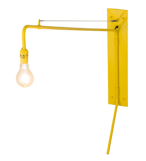 Meyda Lighting Montador 5-57" Sunshine Yellow Swing Arm Wall Sconce