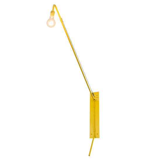 Meyda Lighting Montador 5-57" Sunshine Yellow Swing Arm Wall Sconce