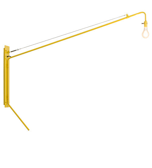 Meyda Lighting Montador 5-57" Sunshine Yellow Swing Arm Wall Sconce