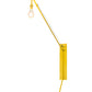 Meyda Lighting Montador 5-57" Sunshine Yellow Swing Arm Wall Sconce