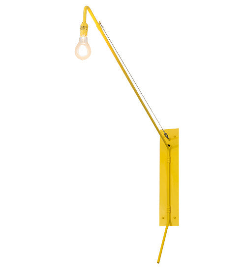Meyda Lighting Montador 5-57" Sunshine Yellow Swing Arm Wall Sconce