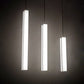 Meyda Lighting Montant 51" LED Nickel Island Pendant Light With White Statuario Idalight Shade