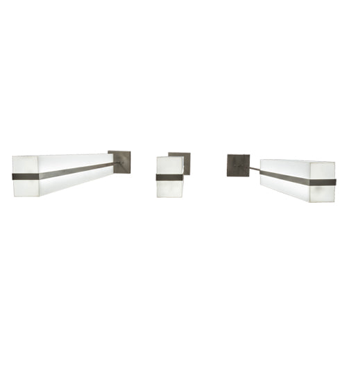 Meyda Lighting Montant 51" LED Nickel Island Pendant Light With White Statuario Idalight Shade