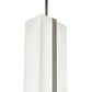 Meyda Lighting Montant 51" LED Nickel Island Pendant Light With White Statuario Idalight Shade