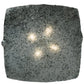 Meyda Lighting Moonscape 37" 4-Light Nickel Inverted Pendant Light With Clear and Gray Frit Shade Glass