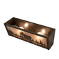 Meyda Lighting Moose Creek 16" 2-Light Timeless Bronze Vanity Light With Silver Mica Shade Glass