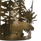 Meyda Lighting Moose Through the Trees 11" Antique Copper Wall Sconce