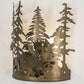 Meyda Lighting Moose Through the Trees 11" Antique Copper Wall Sconce