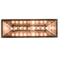 Meyda Lighting Moose Through the Trees 61" 9-Light Antique Copper Island Pendant Light With Silver Mica Shade Glass