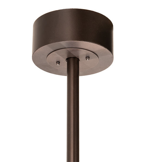 Meyda Lighting Moose at Dusk 45" 12-Light Mahogany Bronze Chandelier With Amber Mica Shade Glass and Fan