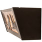 Meyda Lighting Moose at Lake 16" 2-Light Oil Rubbed Bronze Vanity Light With Silver Mica Shade Glass