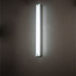 Meyda Lighting Morada 235742 4" LED Satin Nickel Wall Sconce With White Frosted Shade Glass