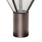 Meyda Lighting Moravian Star 18" Mahogany Bronze Outdoor Post Mount Light With Clear Seeded Shade Glass