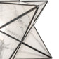 Meyda Lighting Moravian Star 18" Mahogany Bronze Outdoor Post Mount Light With Clear Seeded Shade Glass