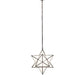 Meyda Lighting Moravian Star 18" Mahogany Bronze Pendant Light With White Art Shade Glass
