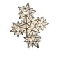 Meyda Lighting Moravian Star 30" 5-Light Mahogany Bronze Chandelier With Clear Seeded Shade Glass