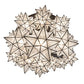 Meyda Lighting Moravian Star 72" 19-Light Oil Rubbed Bronze Cascading Chandelier With Clear Seeded Shade Glass