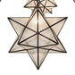 Meyda Lighting Moravian Star 72" 19-Light Oil Rubbed Bronze Cascading Chandelier With Clear Seeded Shade Glass