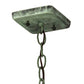Meyda Lighting Moroccan 5" Craftsman Verdigris On Brass Mini Pendant Light