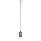 Meyda Lighting Moroccan 5" Craftsman Verdigris On Brass Mini Pendant Light