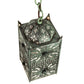 Meyda Lighting Moroccan 5" Craftsman Verdigris On Brass Mini Pendant Light